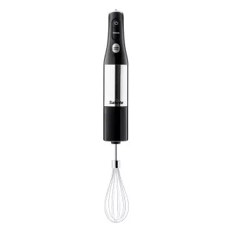 Blender de mână multifuncțional Salente Mixxo 3 în 1, 1200 W, oțel inoxidabil, negru