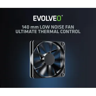 EVOLVEO G750, 750W, ATX3.1, 14cm, aPFC, 80+GOLD, 3 ani de funcționare