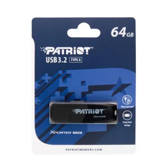 Patriot XPORTER CORE/64GB/USB 3.2/USB-A/Negru