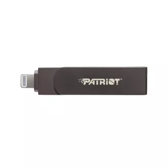 Stick Patriot iLuxe C MFi/512GB/USB 3.2/Lightning + USB-C/Negru Stick Patriot iLuxe C MFi/512GB/USB 3.2/Lightning + USB-C/Negru
