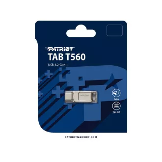 Patriot TAB T560/256GB/USB 3.2/USB-A + USB-C/Argintiu
