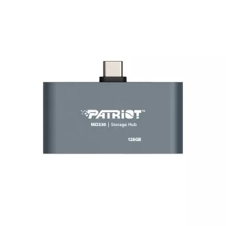 Hub Patriot de 128 GB + stocare MD300 USB-C + HDMI Hub Patriot de 128 GB + stocare MD300 USB-C + HDMI