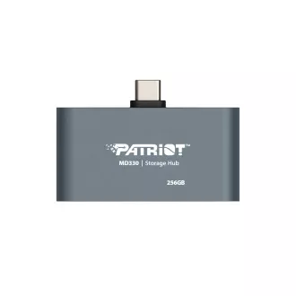 Hub Patriot de 256 GB + stocare MD300 USB-C + HDMI Hub Patriot de 256 GB + stocare MD300 USB-C + HDMI