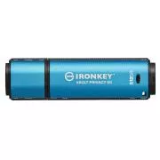 Unitate de stocare Kingston Ironkey Vault Privacy 50/512GB/USB 3.2/USB-A/Albastru