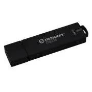 Kingston Ironkey D500S/64GB/USB 3.2/USB-A/Negru