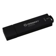 Kingston Ironkey D500S/64GB/USB 3.2/USB-A/Negru