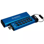 Tastatură Kingston Ironkey 200C/16GB/USB 3.0/USB-C/Albastru