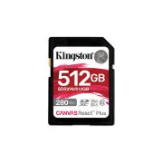 Kingston Canvas React Plus/SDXC/512GB/UHS-II U3 / Clasa 10