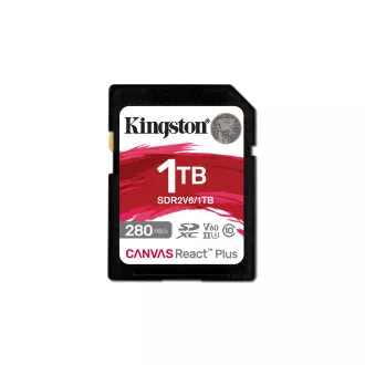 Kingston Canvas React Plus/SDHC/1TB/UHS-II U3 / Clasa 10