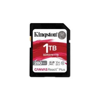 Kingston Canvas React Plus/SDXC/1TB/UHS-II U3 / Clasa 10 Kingston Canvas React Plus/SDXC/1TB/UHS-II U3 / Clasa 10