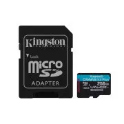 Adaptor Kingston Canvas Go Plus A2/Micro SDXC/256GB/UHS-I U3 / Clasa 10/+