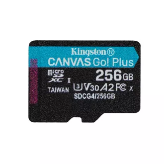 Kingston Canvas Go Plus A2/Micro SDXC/256GB/UHS-I U3/Clasa 10