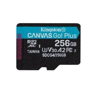 Kingston Canvas Go Plus A2/Micro SDXC/256GB/UHS-I U3/Clasa 10 Kingston Canvas Go Plus A2/Micro SDXC/256GB/UHS-I U3/Clasa 10