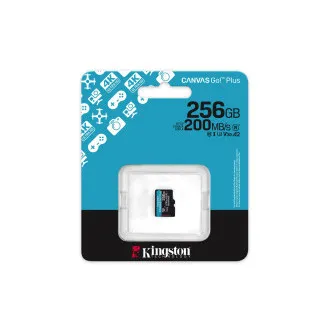 Kingston Canvas Go Plus A2/Micro SDXC/256GB/UHS-I U3/Clasa 10 Kingston Canvas Go Plus A2/Micro SDXC/256GB/UHS-I U3/Clasa 10