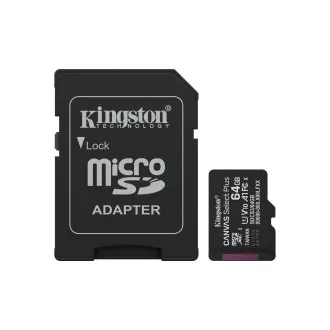 Adaptor Kingston Canvas Select Plus/Micro SDXC/64GB/UHS-I U1 / Clasa 10/+