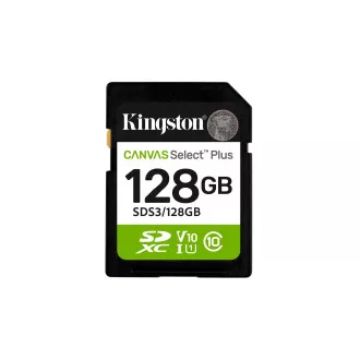 Kingston Canvas Select Plus/SDXC/128GB/UHS-I U1 / Clasa 10