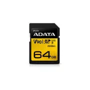 Adata/SDXC/64GB/UHS-II U3 / Clasa 10
