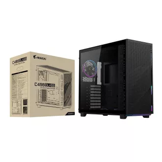 GIGABYTE AORUS C400 STICLA/Midi Tower/Transpar./Negru