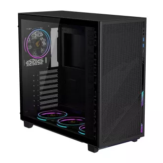 GIGABYTE AORUS C400 STICLA/Midi Tower/Transpar./Negru