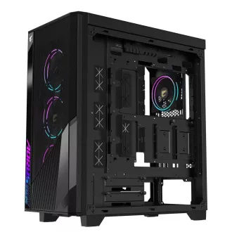 GIGABYTE AORUS C500/Midi Tower/Transpar./Negru