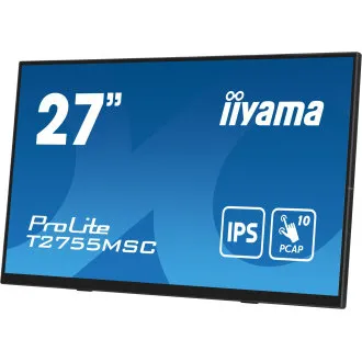 Ecran iiyama T2755MSC-B1 de 27": IPS, FHD, PCAP, cameră web Ecran iiyama T2755MSC-B1 de 27": IPS, FHD, PCAP, cameră web