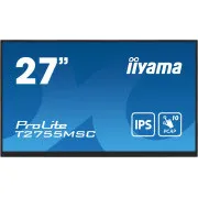 Ecran iiyama T2755MSC-B1 de 27": IPS, FHD, PCAP, cameră web