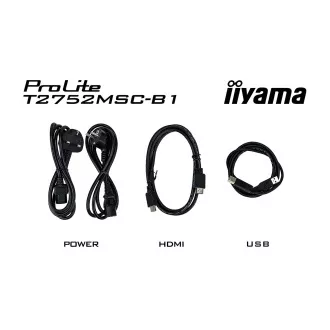 Ecran iiyama T2752MSC-B1 de 27": IPS, FHD, PCAP
