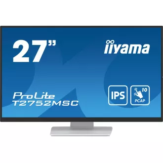 Ecran iiyama T2752MSC-W1 de 27": IPS, FHD, PCAP