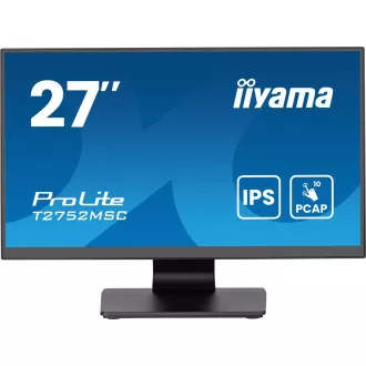 Ecran iiyama T2752MSC-B1AG de 27": IPS, FHD, 10p