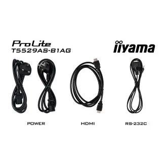 55 inchi iiyama T5529AS-B1AG: IPS, 4K UHD, Android, 24/7