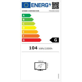 55 inchi iiyama T5529AS-B1AG: IPS, 4K UHD, Android, 24/7