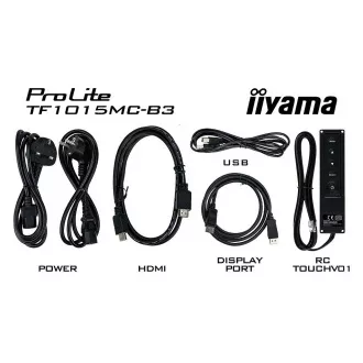 Ecran iiyama TF1015MC-B3 de 10": WXGA, 10P, VGA, HDMI, DP