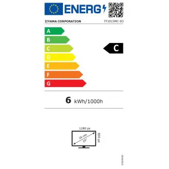 Ecran iiyama TF1015MC-B3 de 10": WXGA, 10P, VGA, HDMI, DP Ecran iiyama TF1015MC-B3 de 10": WXGA, 10P, VGA, HDMI, DP