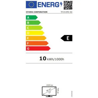 Ecran iiyama TF1515MC-B2 de 15": TN, XGA, capacitiv, 10P, 350cd/m2, VGA, DP, HDMI, negru Ecran iiyama TF1515MC-B2 de 15": TN, XGA, capacitiv, 10P, 350cd/m2, VGA, DP, HDMI, negru