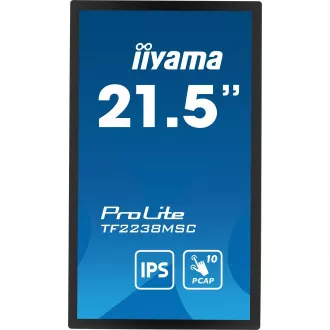 Ecran iiyama TF2238MSC-B1 de 22": PCAP, IPS, FHD, HDMI, DP