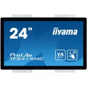 Ecran iiyama TF2415MC-B2 de 24": VA, FullHD, capacitiv, 10P, 350cd/m2, VGA, DP, HDMI, negru