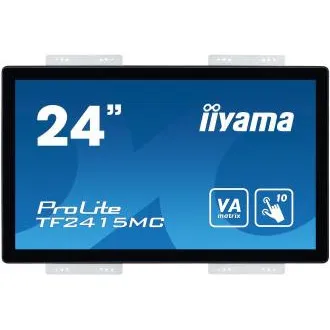 Ecran iiyama TF2415MC-B2 de 24": VA, FullHD, capacitiv, 10P, 350cd/m2, VGA, DP, HDMI, negru
