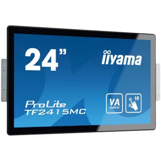 Ecran iiyama TF2415MC-B2 de 24": VA, FullHD, capacitiv, 10P, 350cd/m2, VGA, DP, HDMI, negru