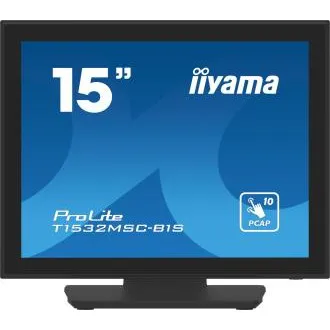 Ecran iiyama T1532MSC-B1S de 15" cu funcție PCAP, 10P, FHD, HDMI, DP Ecran iiyama T1532MSC-B1S de 15" cu funcție PCAP, 10P, FHD, HDMI, DP