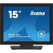 Ecran iiyama T1532MSC-B1S de 15" cu funcție PCAP, 10P, FHD, HDMI, DP
