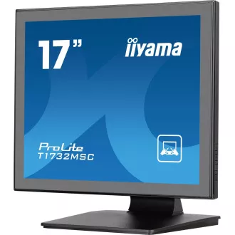 Ecran iiyama T1732MSC-B1S de 17": PCAP, 1280x1024, HDMI, DP