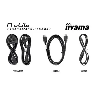 Ecran LCD de 22" iiyama T2252MSC-B2AG-IPS, FHD, 10P, Ecran LCD de 22" iiyama T2252MSC-B2AG-IPS, FHD, 10P,