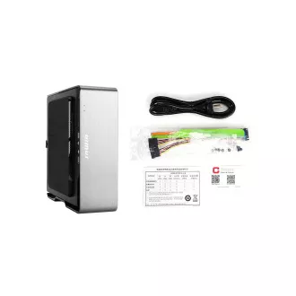 Carcasă In-Win Chopin MAX Silver, miniITX +200W GOLD