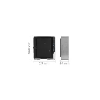 Carcasă In-Win Chopin MAX Silver, miniITX +200W GOLD