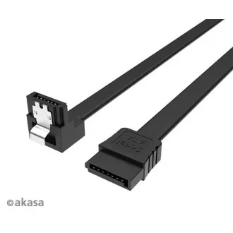AKASA - Cablu SATA Proslim 90° - 50 cm