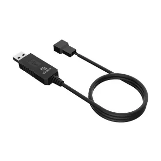 AKASA - Cablu convertor de tensiune step-up de la 5V la 12V CC pentru USB la ventilator PC cu 3 și 4 pini AKASA - Cablu convertor de tensiune step-up de la 5V la 12V CC pentru USB la ventilator PC cu 3 și 4 pini