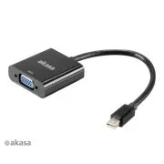 AKASA - adaptor miniDP la VGA - 20 cm