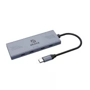 AKASA - Hub USB tip C cu 4 porturi de 10 Gbps