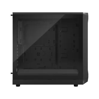 Fractal Design Focus 2 Black TG Nuanță transparentă/Midi Tower/Transpar./Negru