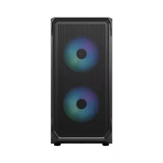 Fractal Design Focus 2 RGB Black TG Nuanță transparentă/Midi Tower/Transpar./Negru